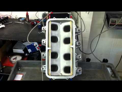 Nitrous Express Gemini Twin Spray Bars in a Holley Hi-Ram LS3 EFI Manifold