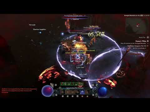 Tier 35 Nightmare Dungeon 86 Level Sorcerer Lightning Fast Clear Arc Lash Diablo IV 4 Minutes