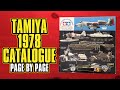 Tamiya 1978 Catalogue Scale Model kit Catalog Vintage Brochure Style Page by Page