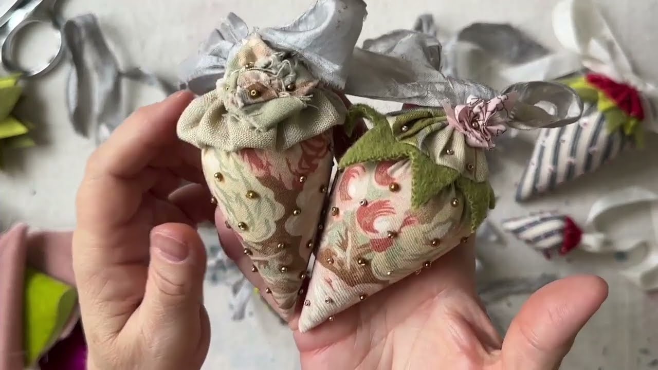How to Make a Strawberry Pincushion | Easy Hand Sewing Tutorial