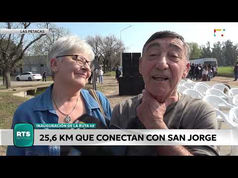 INAUGURAN RUTAS 49 Y 50 EN LAS PETACAS PARA MEJORAR LA CONECTIVIDAD