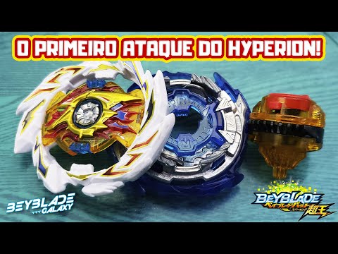 Testando 080 - FIRST HYPERION 2.HJ' 1A contra 3 combos - Beyblade Burst