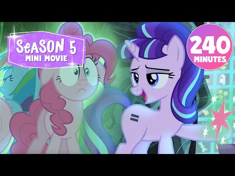 SEASON 5 MINI MOVIE 😱💖 EP1-12 | 4 HOURS | My Little Pony: Friendship is Magic | Mega Compilation 🎥