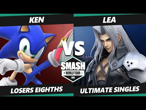 SWT Japan Online Qualifier Match - KEN (Sonic) Vs Lea (Greninja, Sephiroth) SSBU Ultimate Tournament
