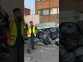 Garbage man zaps garbage away!! #garbageman #garbage #magic
