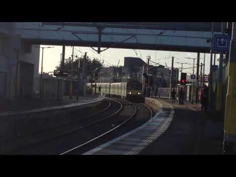 Irish Rail Dart EMU 8140 Arrives Howth Junction For Howth