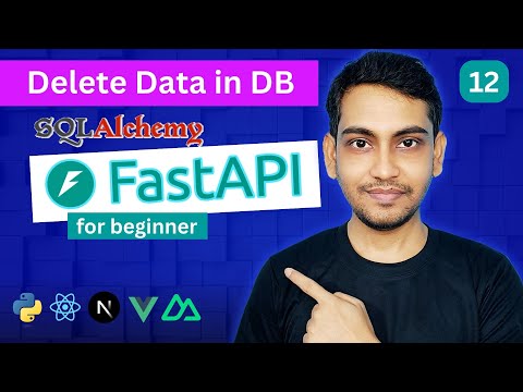 Delete Data In Async Database Sqlalchemy Fastapi For Beginner