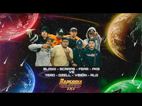 SCRAPS FEAR PEKAS BLAXO vs ALD YERO VISION DZELL (CUARTOS) || RAPSODIA INFINITY WAR 4VS4