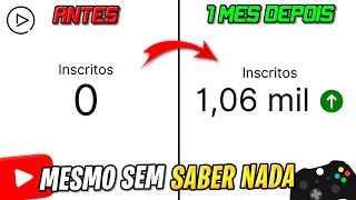 FOI ASSIM QUE CONSEGUI OS PRIMEIROS 1.000 INSCRITOS COM CANAL DE GAMES