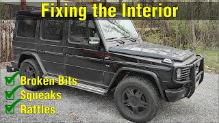 Fixing the Broken Bits in the Interior, as well as Common Squeaks and Rattles of my W463 G-Class