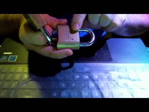New quick way to open a masterlock 175 without a pick or decoder