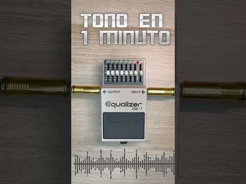 Boss equalizer GE-7 testing max DB #bosspedal #bosspedals
