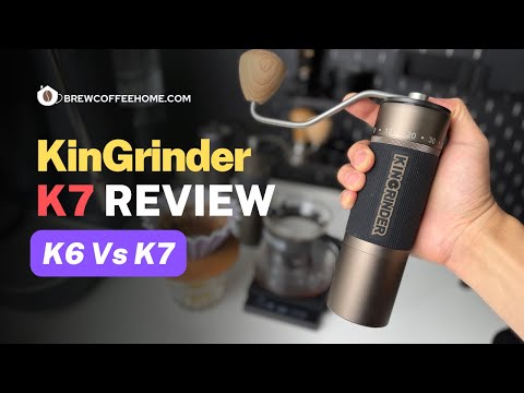 KinGrinder K7 Review & Comparison vs K6 | Pour Over + Espresso Test #kingrinder