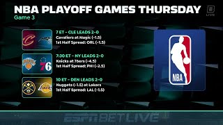 Why it's time to bet FIRST HALF dogs in NBA Playoffs 💰 | ESPN BET Live