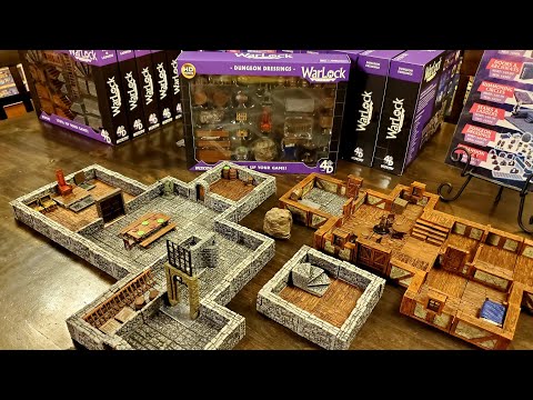 WizKids WarLock Tiles Dungeon Dressing Review