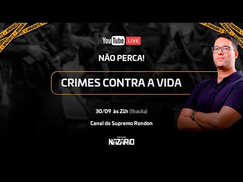 1º AULÃO AO VIVO: MARATONA DE QUESTÕES - CRIMES CONTRA A VIDA (SUPER REVISÃO)