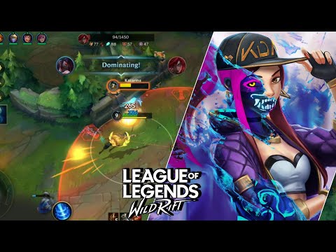 How to Akali Vs Katrina Mid lane | 14 Kill in 11 min | League of legend wildrift