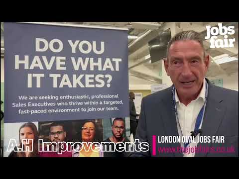 Anglian Home Improvements at the London Oval Jobs Fair on Wednesday 30th August 2023.