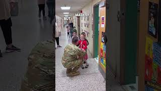 This Dad Came Back Home From The Military to Surprise His Daughters at School ❤️
