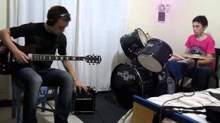 Cover de Un Frasco - La Vela Puerca by Santi (bateria) y Tomy (guitarra)