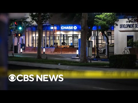 Watch Live: California officials brief on bank hostage situation after suspect is shot and killed
