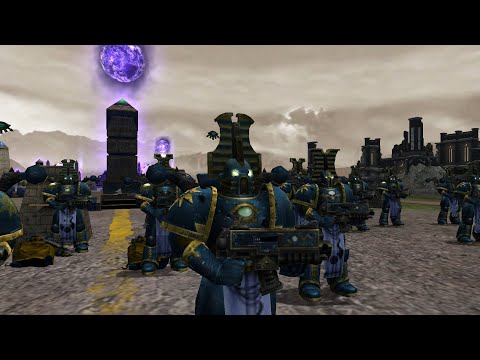 Thousand Sons vs Space Wolves - Survival - Unification Mod - Warhammer 40K Dawn Of War Soulstorm