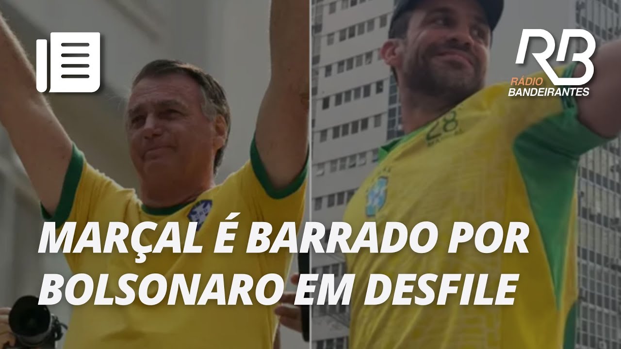 Bolsonaro barra subida de Marçal em trio elétrico na Paulista | Manhã Bandeirantes