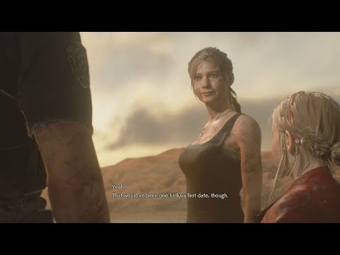 Resident Evil 2 Remake: Claire Redfield & Leon Chemistry (Are You Boyfriend & Girlfriend?)