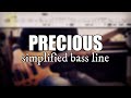 Precious - Esperanza Spalding | Simplified bass line with tabs #33