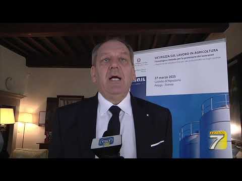 INAIL e sicurezza sul lavoro in agricoltura, convegnio nel castello di Nipozzano serv. di G.Giuliano