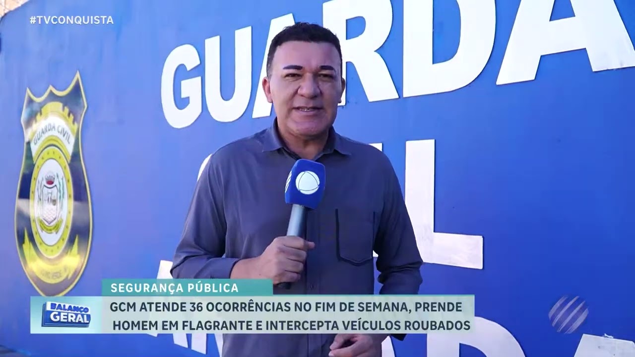 GCM registra 36 ocorrências e cerco contra veículos roubados em Lucas do Rio Verde