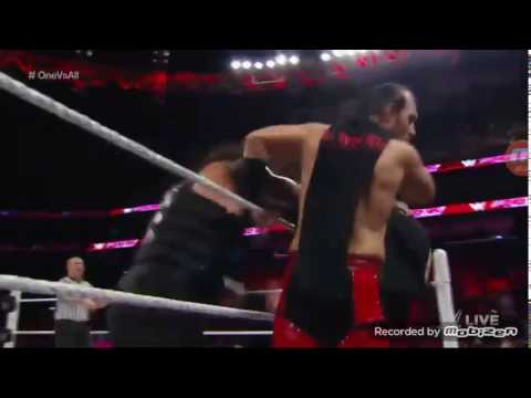 Roman Reigns - Double Superman Punch to The Ascension HIGH
