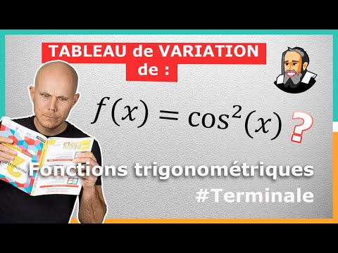 VARIATIONS of TRIGO Functions - Corrected Exercise - Terminale