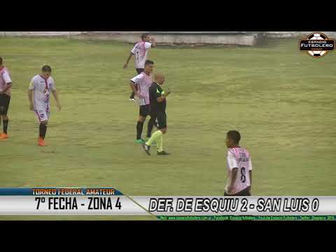 Torneo Federal Amateur - Defensores de Esquiu 2 - San Luis de Belén 0