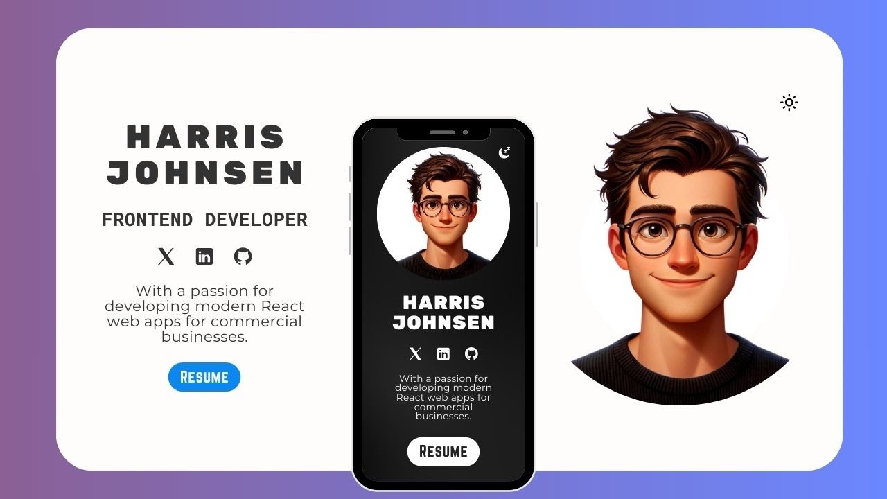 React Responsive Portfolio Website Tutorial Using ReactJs | React js Projects For Beginners | Deploy