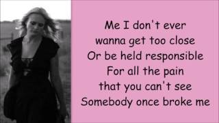 Miranda Lambert ~ Things That Break (Lyrics)