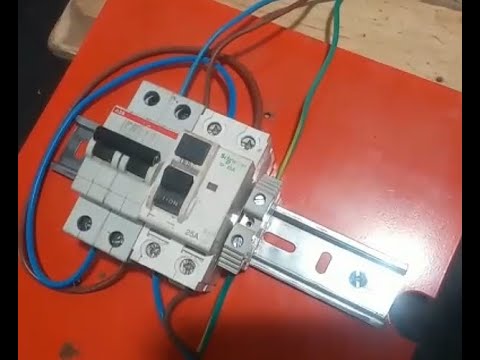 How to connect a thermal switch and circuit breaker (wiring instructions) for home electricity