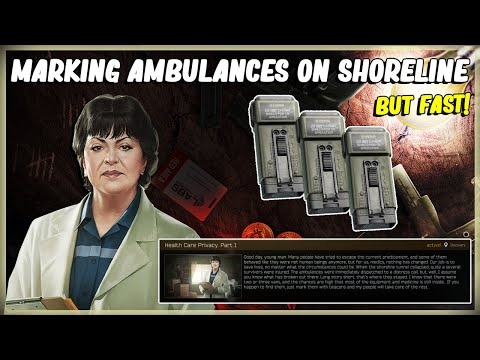 HOW TO MARK AMBULANCES ON SHORELINE - EFT ESCAPE FROM TARKOV - THERAPIST HEALTH CARE PRIVACY PART 1
