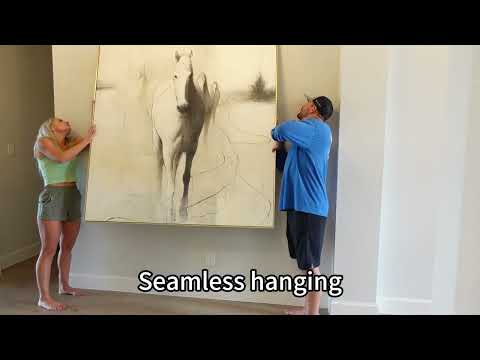 Our handcrafted artwork adds the perfect elevated vibe to the whole scene 🖼️