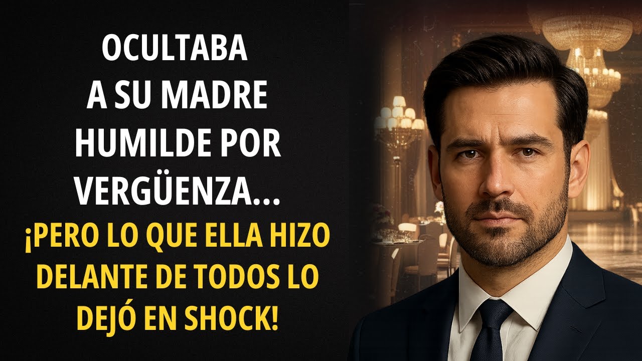 Negó a su madre por vergüenza… hasta que ella lo salvó frente a todos