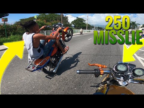 Riding A 6-SPEED Missile 250cc For The FIRST TIME (1 Almighty's Bike) | Jamaican Bike Life 🇯🇲