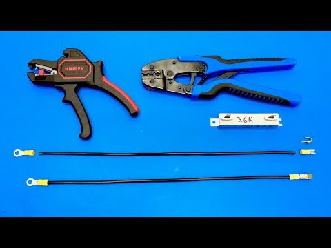 Wire Stripping & Crimping Tools:  Wire Crimp Connectors for Balance Taps  [KTFG 370]