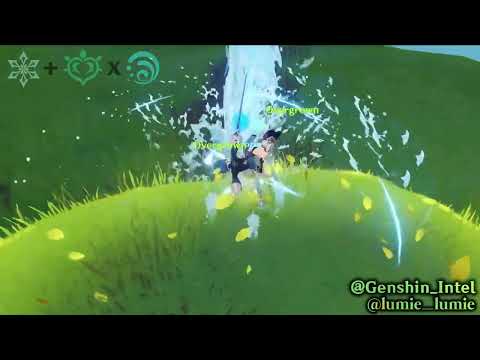 NEW!!! ELECTRO X DENDRO reaction HYDRO X DENDRO reaction || GENSHIN IMPACT LEAKS!!