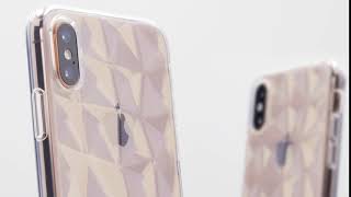 Ringke Air Prism Apple iPhone X Hoesje Roze Goud Hoesjes