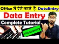 Data Entry Work Complete Tutorial In Excel Data Entry In Excel Data Entry