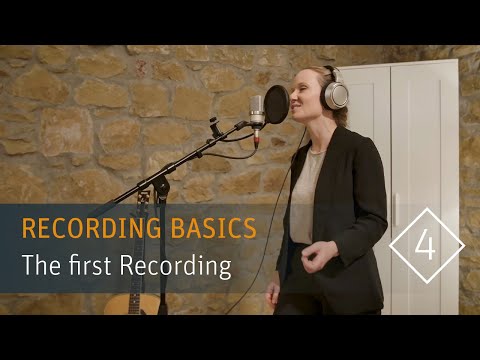 Recording Basics: Part 4 – The First Recording