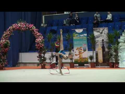 Laura Anitei   ROU   Juniors HC   Apparatus Finals   Ribbon   Irina Deleanu Cup 2017