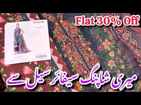 Sapphire Flat 30% Off Sale On Winter Hit Collection 2026 #sapphire #sale 