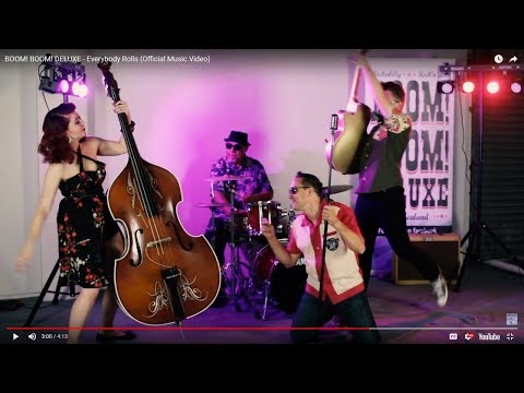 BOOM! BOOM! DELUXE - Everybody Rolls (Official Music Video) New Zealand Rockabilly