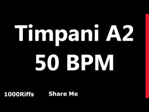 Timpani Metronome A2 : 50 BPM : Beats Per Minute